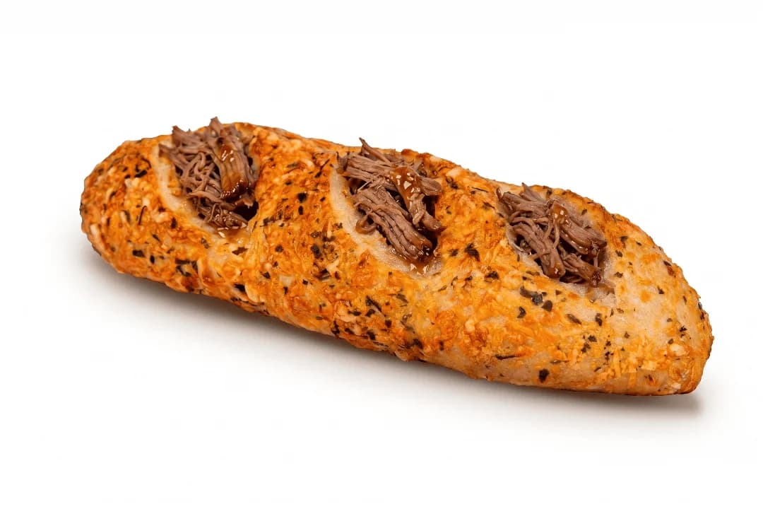 Baguete de Carne de Panela