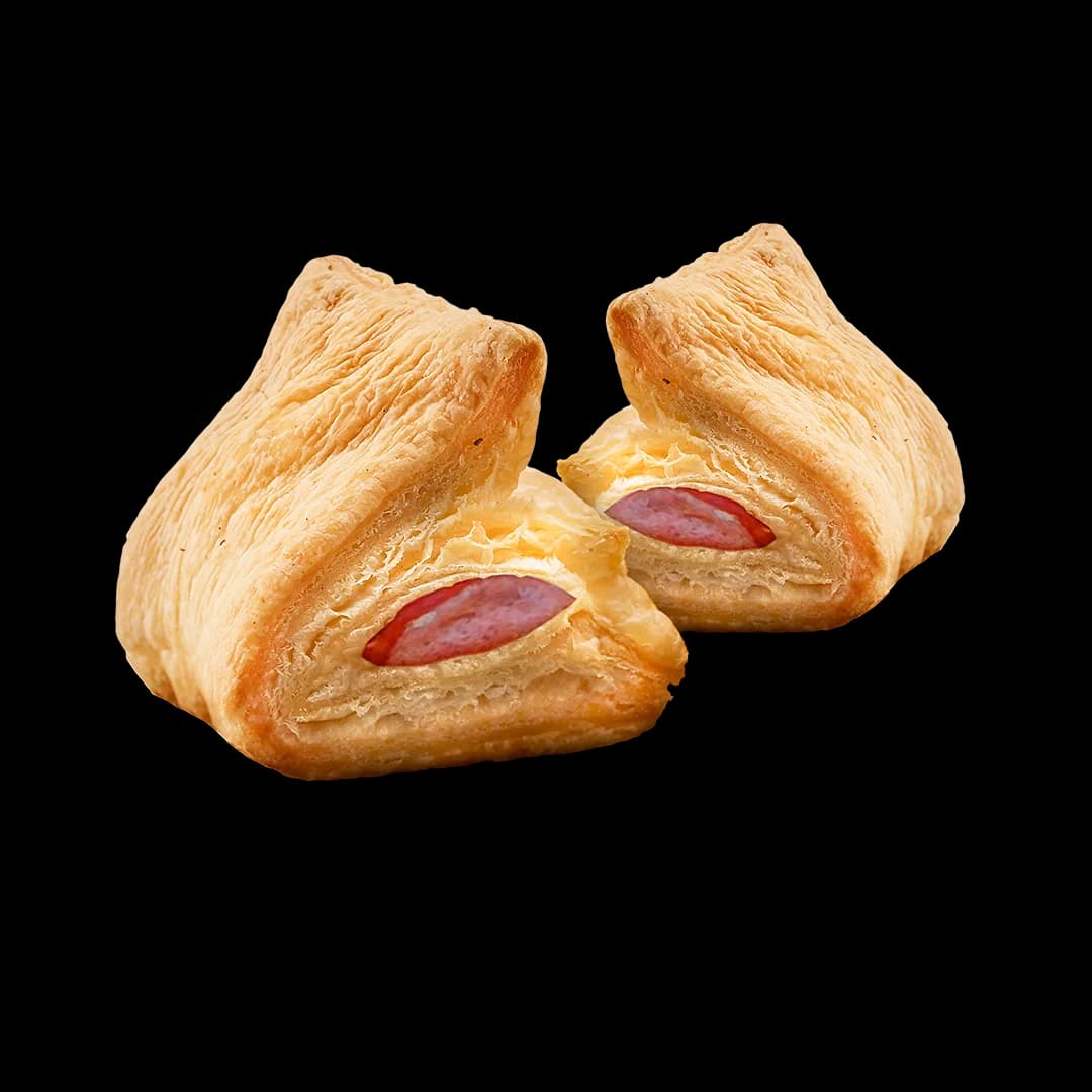 Mini Folhado de Salsicha